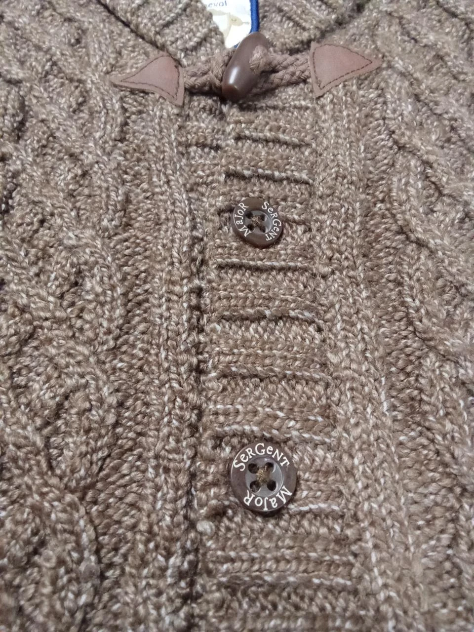 Superb Sergeant Major knit-style vest 6 months – photo 5